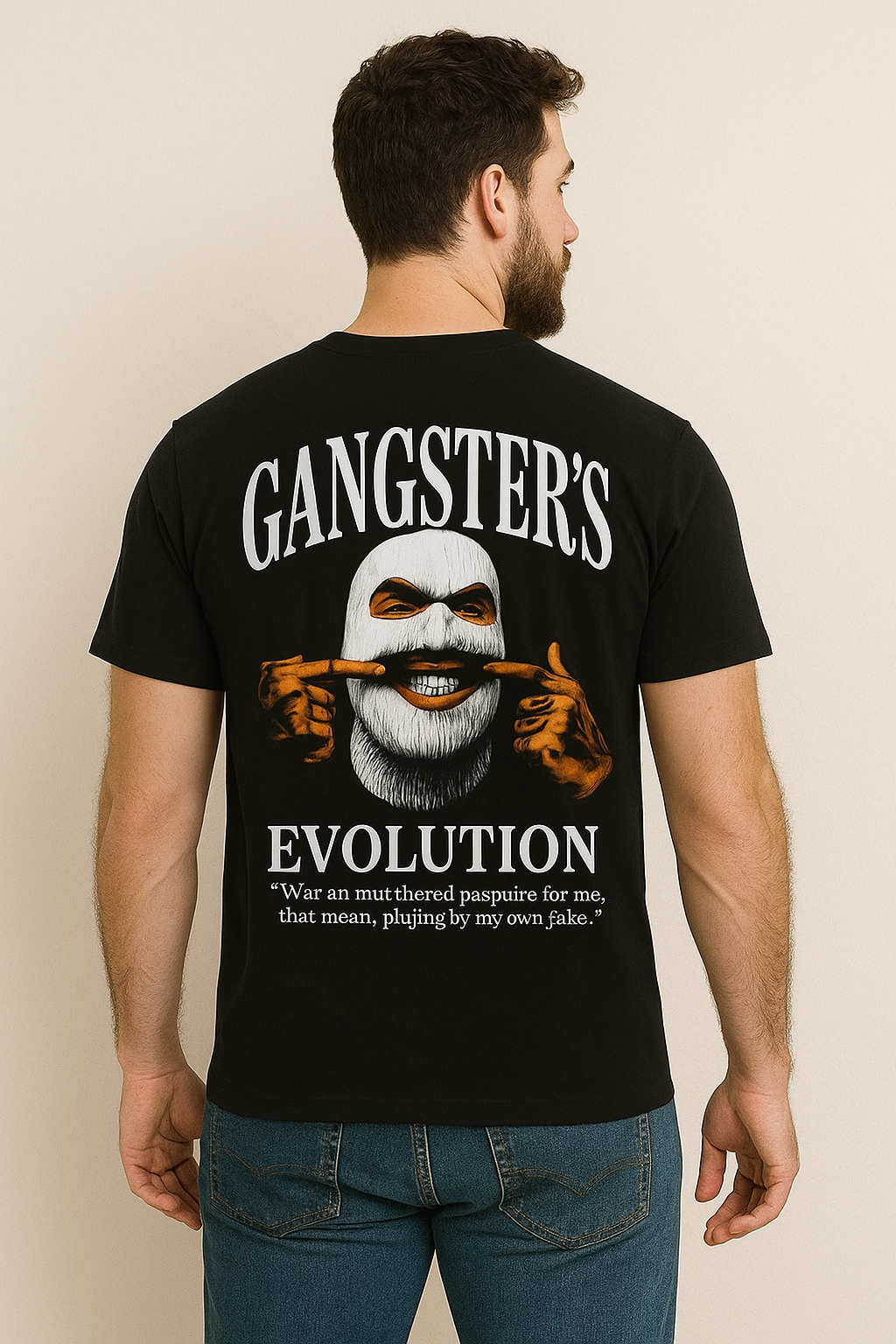 Gangster’s Evolution Graphic Tee 🕶️🔥